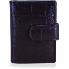  arpera crocodile print Genuine Leather card holder|bk|C11525-1  